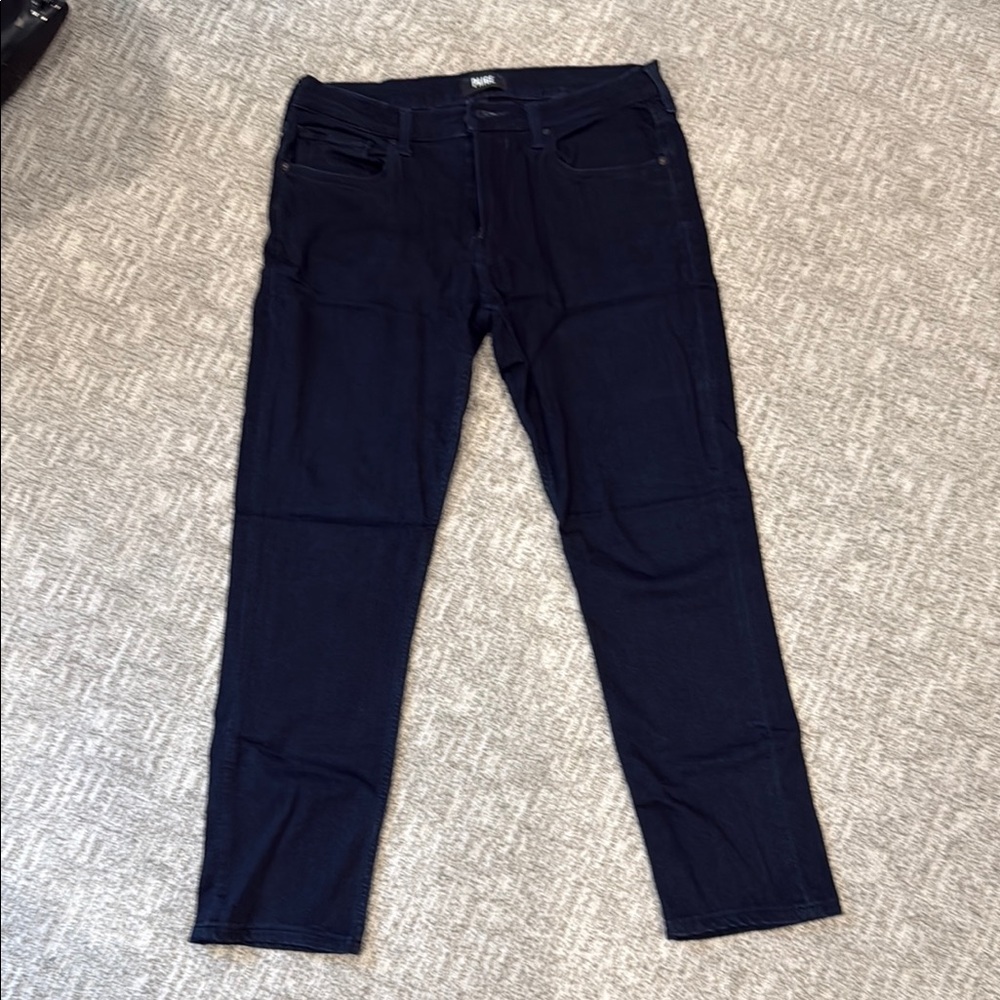 PAIGE Black Slim Straight Jeans 32